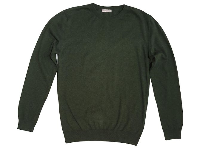 Autre Marque Knowledge Cotton Apparel Pullover Grün Baumwolle Kaschmir M