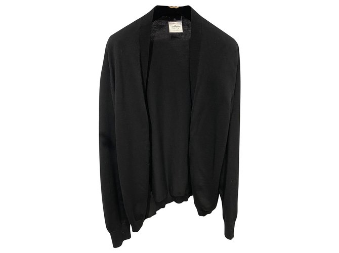 Chanel Knitwear Black Wool  ref.198194