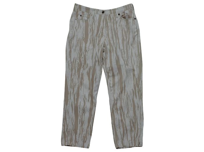 Pantalones Luisa Cerano de algodón Multicolor