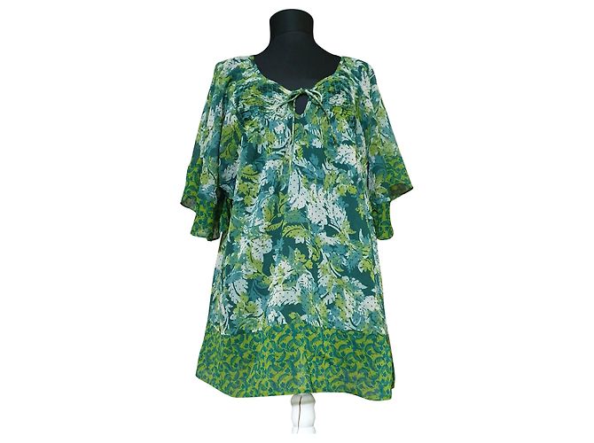Camicetta verde Dkny Jeans Multicolore