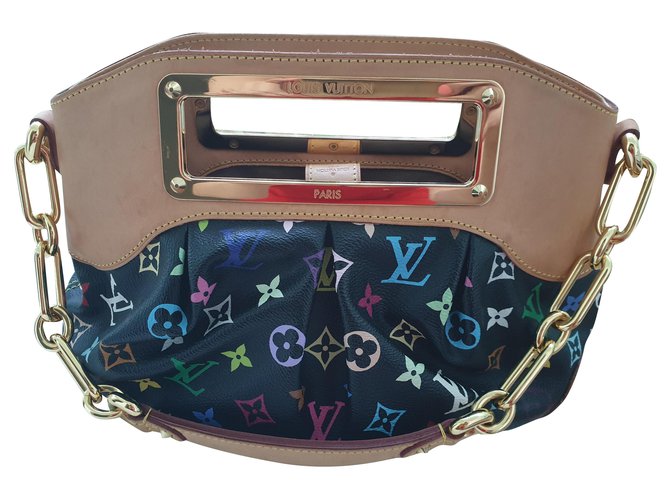 LOUIS VUITTON MONOGRAM Multicolor Black Judy PM Shoulder Bag