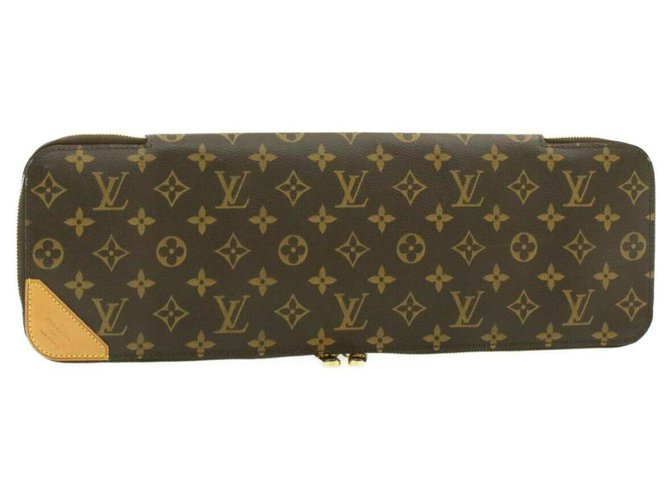 Louis Vuitton clutch bag Brown Cloth  ref.198456