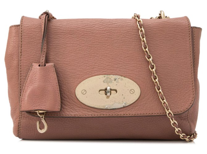 Mulberry Pink Lily Leather Crossbody Bag Pony-style calfskin  ref.198637