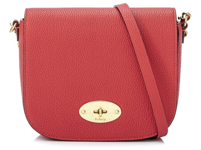 Mulberry Red Small Darley Leather Crossbody Bag Pony-style calfskin  ref.198646