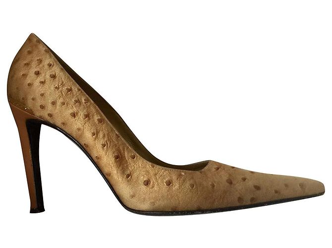 Vintage Versace Classic goldene Pumps