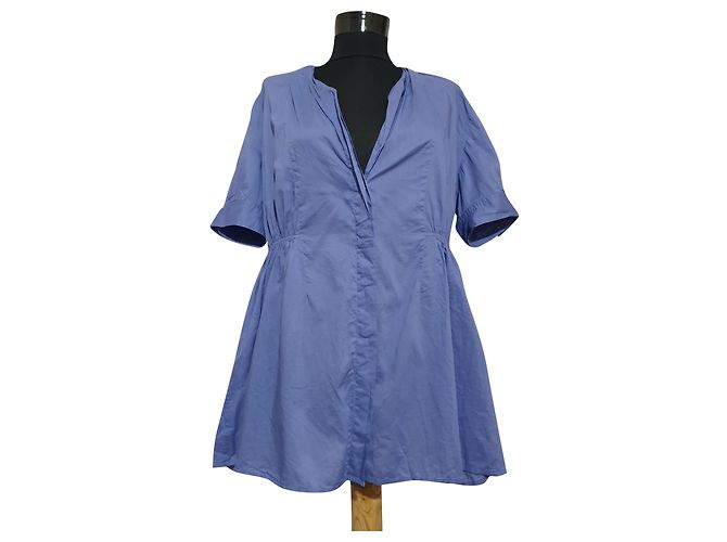 Camisa Acne Lavanda de Algodão M Roxo