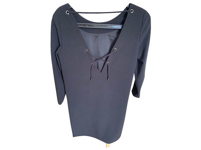 Vestido negro sin espalda Dexter Ba&Sh 