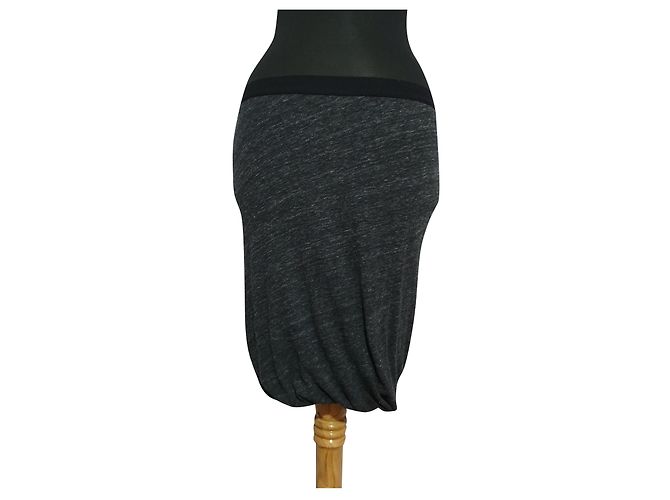 Falda Iro gris de algodón XS 