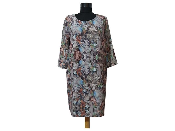 Envii Multicolour Polyester Dress Multiple colors