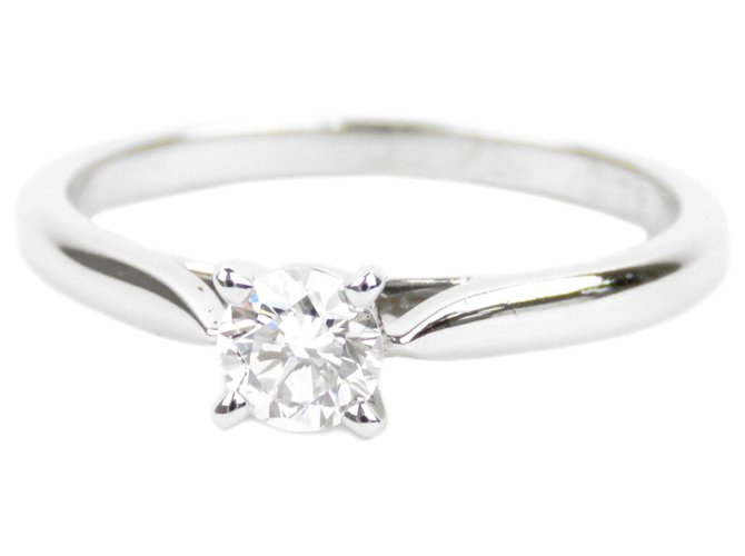 cartier silver diamond ring