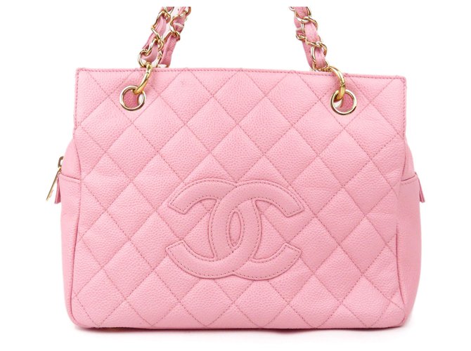 Authentic Chanel Pink Caviar Quilted Petit Timeless Tote – Paris Station  Shop