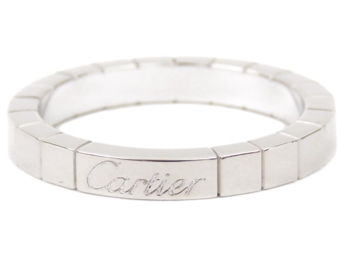 Cartier Silver Lanieres Ring Silvery Metal  ref.199030