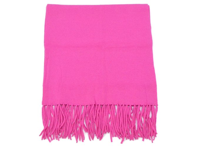 Hermès scarf Pink Wool  ref.199103