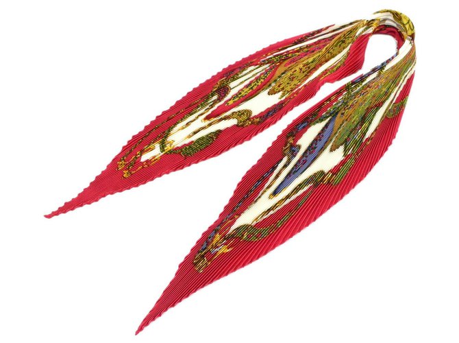 Sciarpa di Hermès Rosso Seta  ref.199104