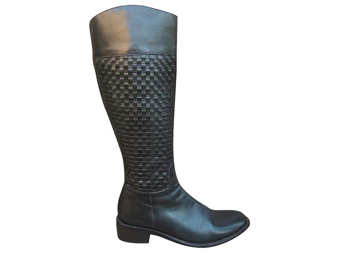 braided boots Max Mara p 36 Black