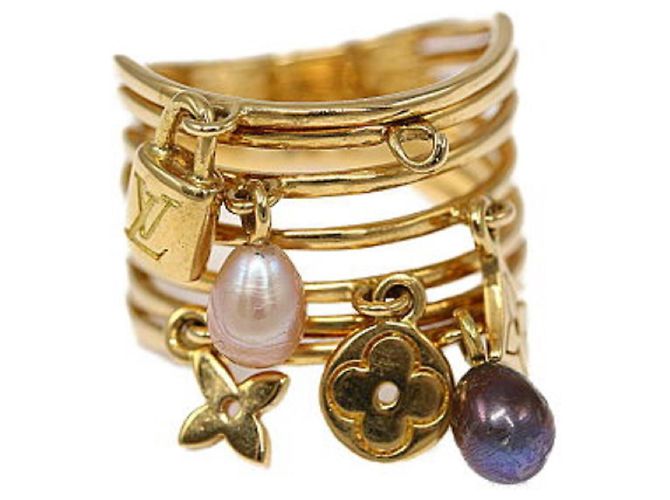 Anello da cocktail con monogramma Louis Vuitton Multicolore
