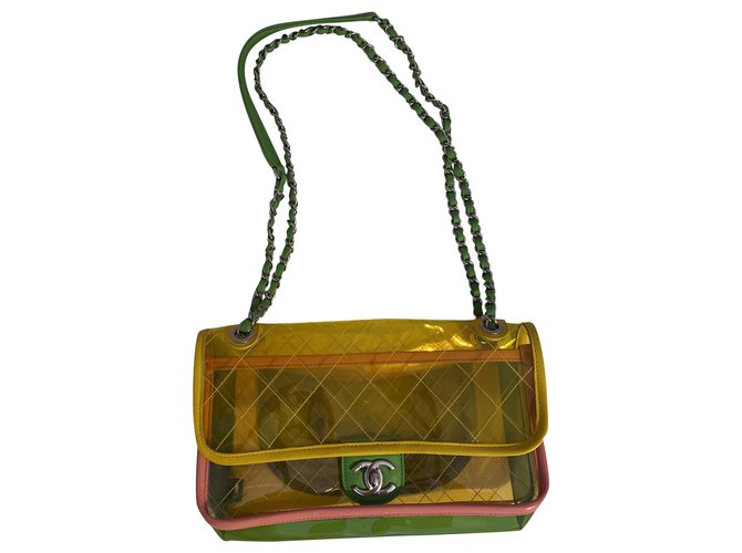 2.55 Chanel Borse Multicolore Plastica  ref.199502