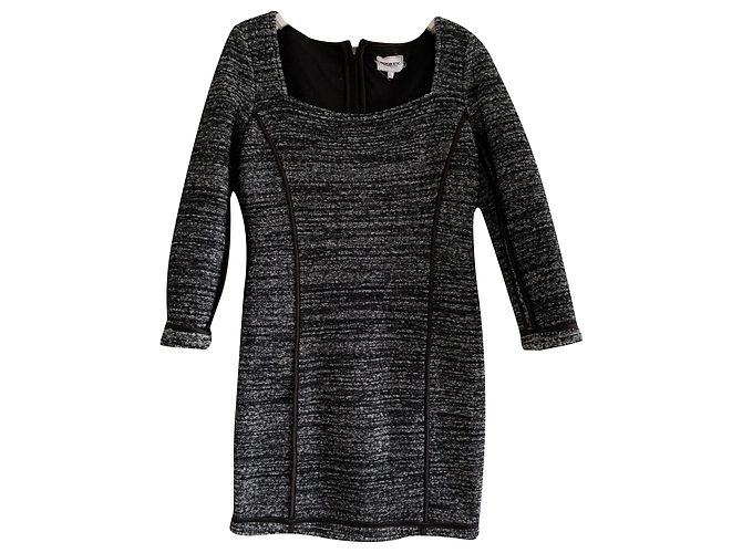 Vestido Gulia American Retro Negro Algodón