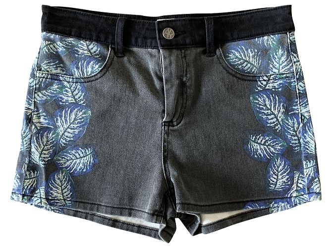 Pantalones cortos vaqueros American Retro Eva Azul