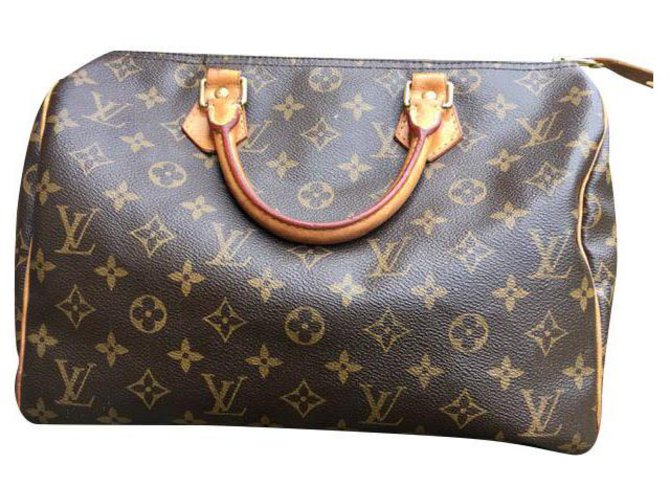 Louis Vuitton Speedy 30 Brown Leather ref.305004 - Joli Closet