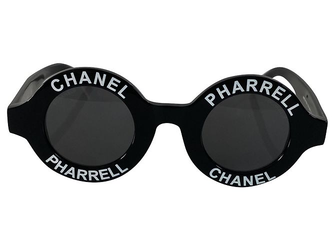 Cambon Chanel Sonnenbrille Schwarz Weiß