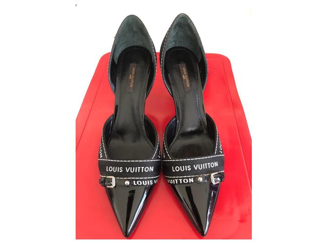 black and red louis vuitton heels