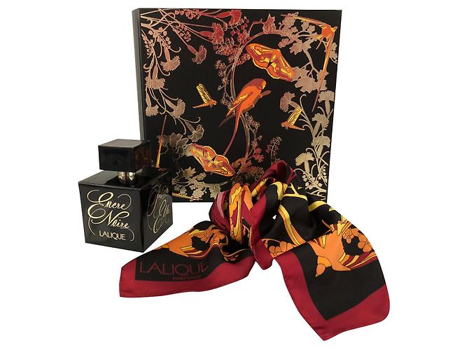 Set profumo e sciarpa LALIQUE "Black Ink"