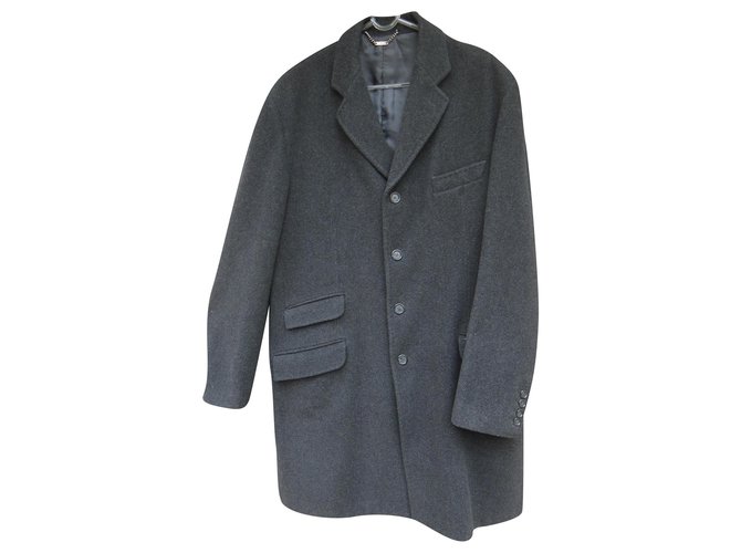 Dolce & Gabbana t coat 54 Grey Polyester Wool  ref.199959