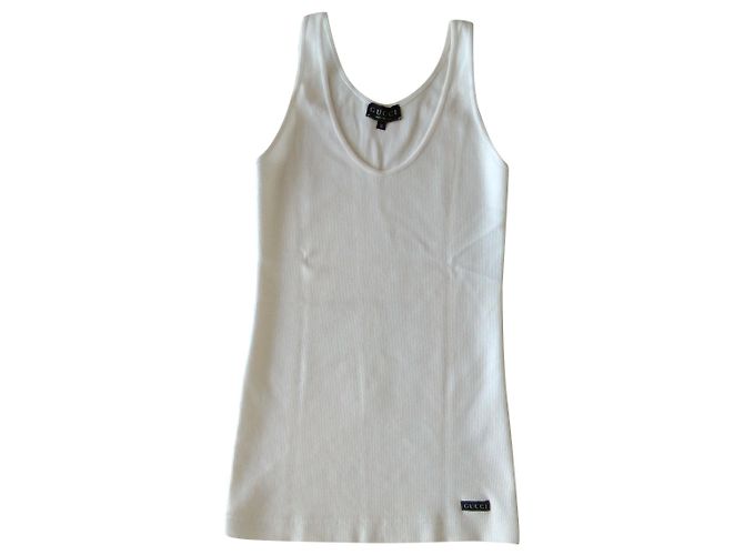 Top Cottone Blanco GUCCI