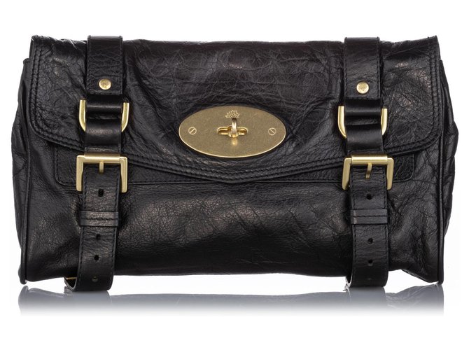 Mulberry Black Alexa Leather Crossbody Bag Pony-style calfskin  ref.200067