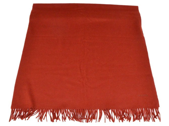 Hermès scarf Red Wool  ref.200252