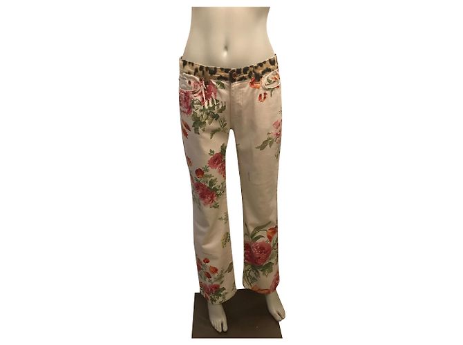 Roberto Cavalli Patterned jeans