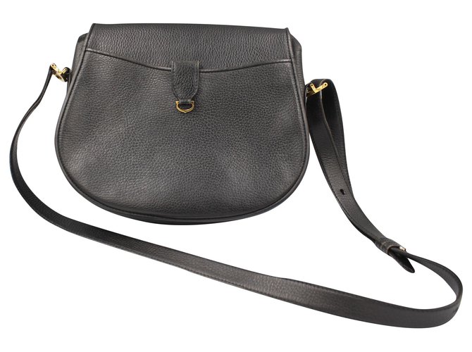 Cartier handbag in black leather. Cuir Noir  ref.200382