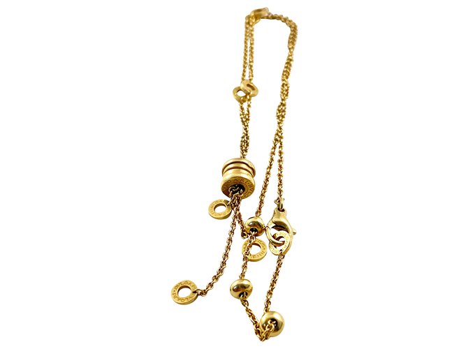 bulgari gold necklace with pendant