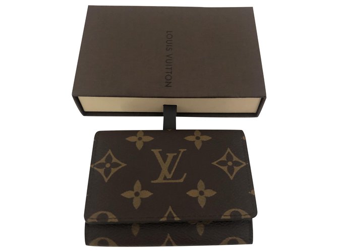 Louis Vuitton Purses, wallets, cases Brown Leather  ref.200721