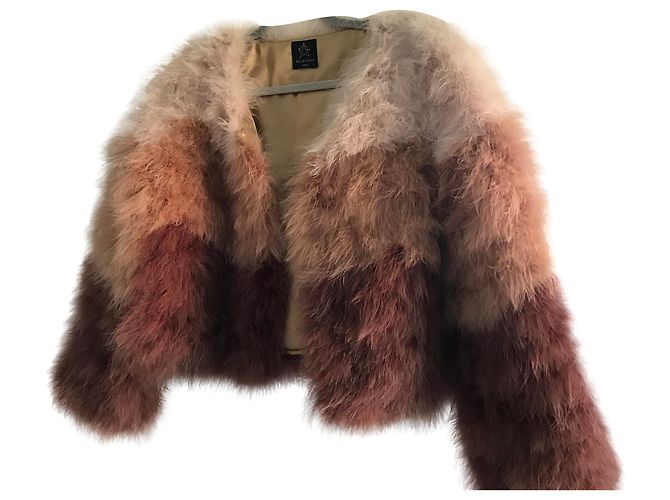 Pellessimo Bolero Feather Jacket