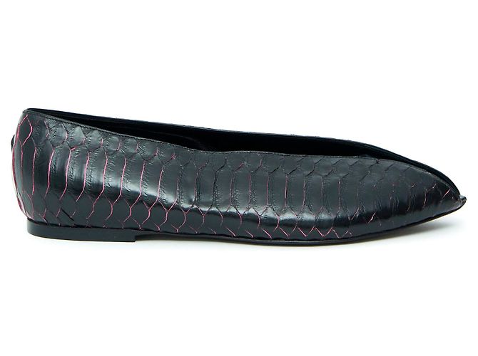 Balenciaga Python Ballerinas Schwarz 38