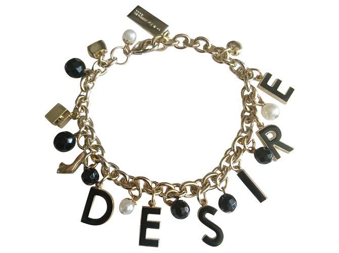 Dolce & Gabbana WUNSCH Armband Golden Metall  ref.200868
