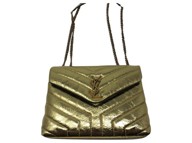 Saint laurent metallic on sale bag