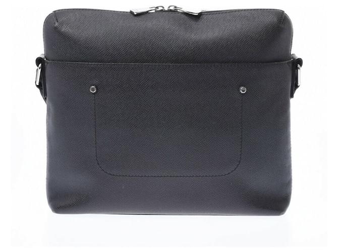 Louis Vuitton Shoulder Bag Black Leather  ref.200924