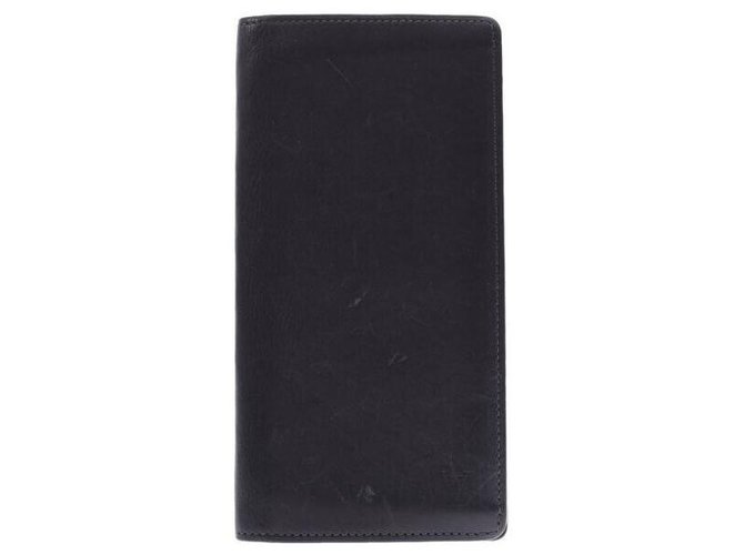 Louis Vuitton wallet Black Leather  ref.200927