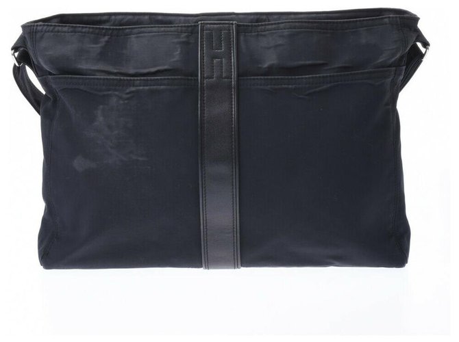 Hermès Shoulder bag Black Synthetic  ref.200938