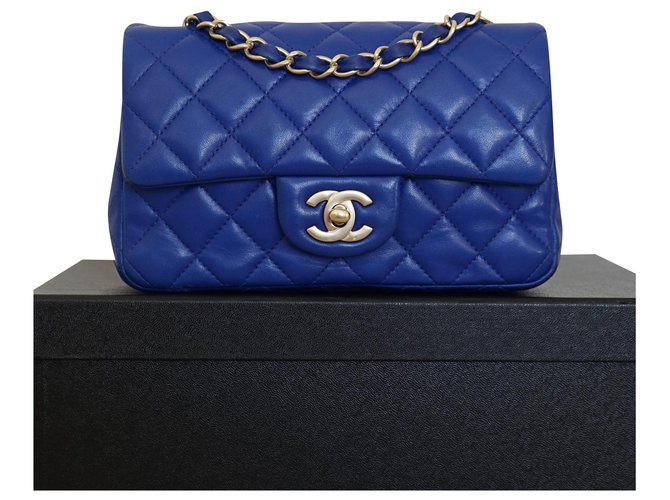 Chanel Handbags Blue Leather  - Joli Closet