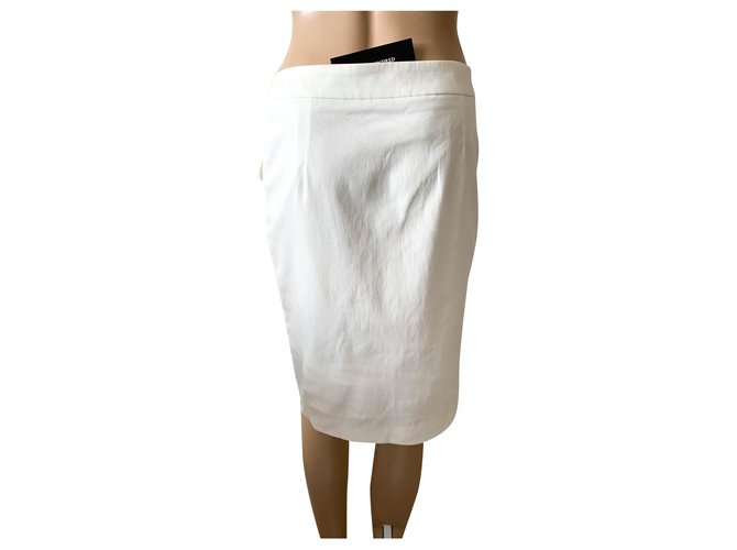 Won Hundred Skirts White Cotton Elastane  ref.201047