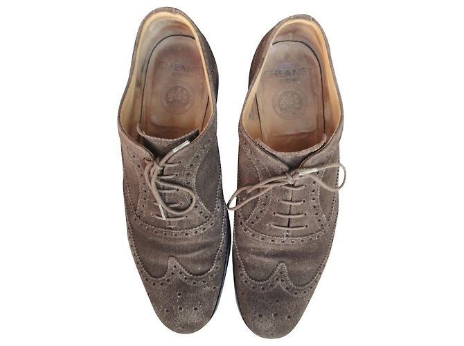 Autre Marque brogue in camoscio Joseph Cheaney p 41 Marrone 