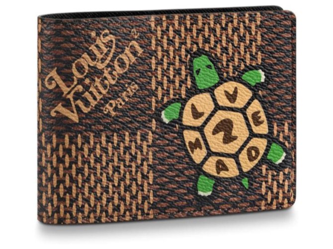 Louis Vuitton LV multiple wallet Brown Leather  ref.201069