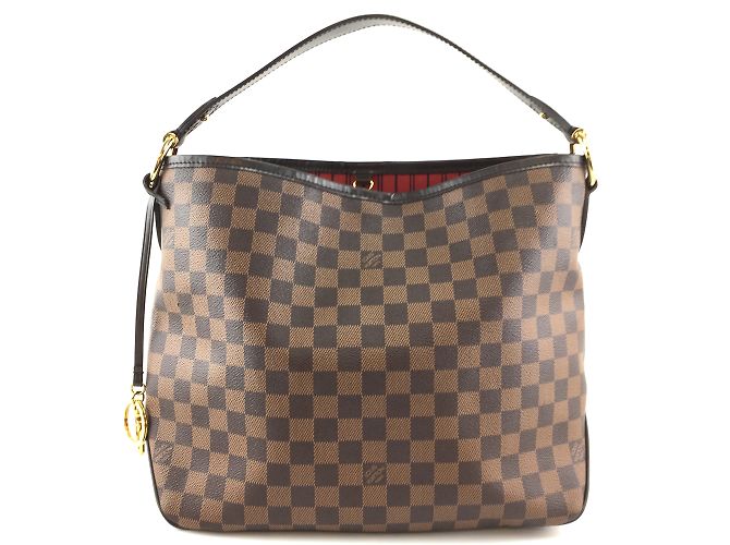 Louis Vuitton Delizioso PM Damier Ébène Canvas Marrone