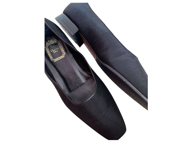Christian Dior Ballerinas Schwarz