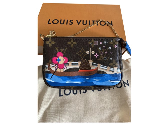Louis Vuitton Mini pochette Vivienne Veneza edição limitada de Natal 2019 Multicor  ref.201246