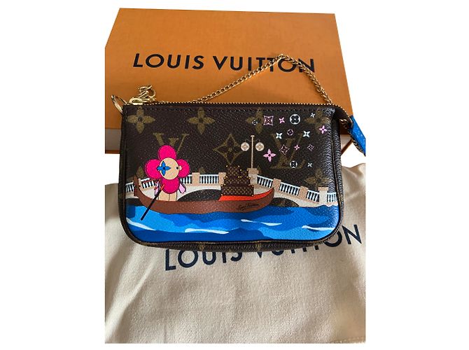 Louis Vuitton Mini pochette Vivienne Venice edición limitada Navidad 2019 Multicolor